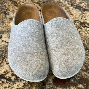 Birkenstock Amsterdam Wool Felt - Grey size 7